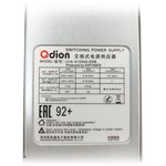 Блок питания Qdion U1A-K10400-DRB 1U Slim 400W (ШВГ=50.5*40*196mm), 80+ Golg ...