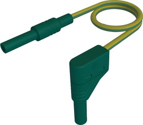 934048188, 4 mm Test Probe Lead, 32A, Green/Yellow, 1m Lead Length