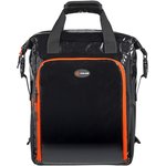 ADCB011, Сумка изотермическая-рюкзак 19л 31х39х16см черно-оранжевая AIRLINE
