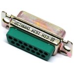 DAMA15P, D-Sub Standard Connectors DSUB 15M CRIMP GF ZINC