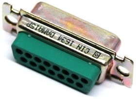 DAMA15P, D-Sub Standard Connectors DSUB 15M CRIMP GF ZINC
