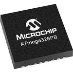 ATMEGA328PB-MU, Микроконтроллер 8 бит, AVR, ATmega, 20 МГц, 32 КБ, 2 КБ ...