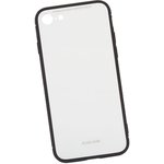 Чехол "LP" для iPhone SE 2/8/7 "Glass Case" (белое стекло/коробка)