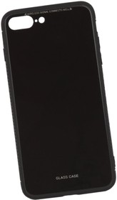 Фото 1/4 Чехол "LP" для iPhone 7 Plus/8 Plus "Glass Case" (черное стекло/коробка)