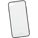 Чехол "LP" для iPhone 7 Plus/8 Plus "Glass Case" (белое стекло/коробка)
