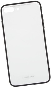 Фото 1/4 Чехол "LP" для iPhone 7 Plus/8 Plus "Glass Case" (белое стекло/коробка)