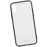 Чехол "LP" для iPhone X/Xs "Glass Case" (белое стекло/коробка)