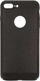 Фото 1/7 Чехол "LP" для iPhone 7 Plus "Сетка" Soft Touch (черная) европакет