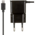 Зарядное устройство "LP" 1 А для Apple Lightning 8-pin (коробка/черное)