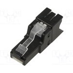 FP6X88MTG-X, Plug; RJ45; PIN: 8; Cat: 6a; Layout: 8p8c; 26AWG?22AWG; for cable