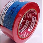 ПЭ (PE Red plaster 150мкм) малярная 50мм*33м, HOWARD, 36шт/уп 30 дней чистое удаление