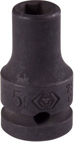 253505M, KING TONY Головка торцевая ударная шестигранная 1/4", 5 мм