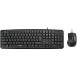 CBR KB SET 710, Комплект (клавиатура + мышь) проводной, USB, длина кабеля 1,8 м ...