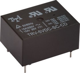 TRV-12VDC-SC-CD, Реле 1пер. 12V / 16A, 250VAC