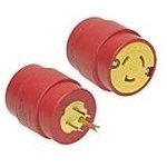 1301510025, AC Power Plugs & Receptacles HUSK 5-15P TO L5-20R ADAPTER RED