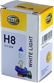 8GH 223 498-131, Лампа автомобильная H7 12V- 55W (PX26d) White Light (Hella)