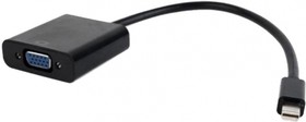 Фото 1/8 Кабель Mini DisplayPort - VGA, M/F, 0.15 м, Cablexpert, чер, A-mDPM-VGAF-02