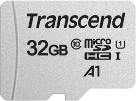 Фото 1/10 Карта памяти Transcend 300S microSDHC 32Gb UHS-I Cl10, TS32GUSD300S