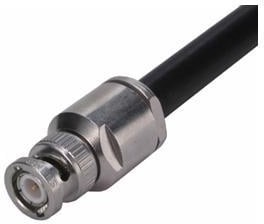 11_BNC-50-7-1/133_NE, RF Connectors / Coaxial Connectors BNC straight cable plug(m)