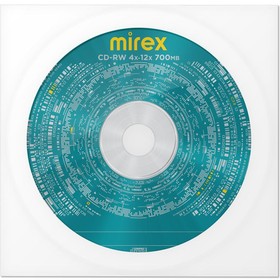 Носители информации CD-RW Mirex 700Mb 4x-12x в конверте 1/150 (UL121002A8C) | купить в розницу и оптом