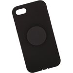 Чехол "LP" для iPhone SE 2/8/7 "PopSocket Case" (черная/коробка)