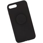 Чехол "LP" для iPhone 7 Plus/8 Plus "PopSocket Case" (черная/коробка)