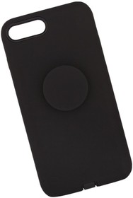 Фото 1/5 Чехол "LP" для iPhone 7 Plus/8 Plus "PopSocket Case" (черная/коробка)