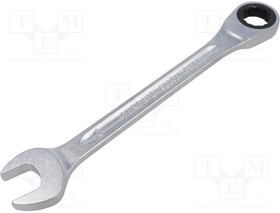 Фото 1/2 40172424, Ключ; комбинированный; 24мм; хромированная сталь; с трещоткой