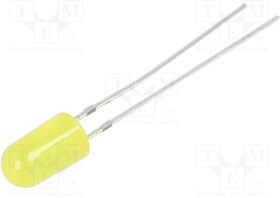 OSY5MS5F64B, LED; 4.8mm; yellow; 1120?1560mcd; 60°; Front: convex; 3/3.5/5V