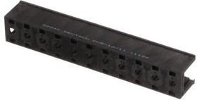 DCR-1A-11, Composite Rail Thermoplastic Black Straight