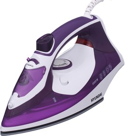 Фото 1/10 Утюг Hyundai H-SI01564, 2600Вт, фиолетовый/белый