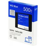 Накопитель SSD WD SATA-III 500GB WDS500G3B0A Blue 2.5"