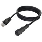 AB-AU08FL-UPBML-QH002, AB-AU, 2m X-Lok A Size to Female RJ45 Male, Terminated