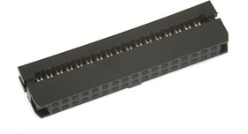 IDC2-34F (DS1017-34-N), Розетка 2.0мм на шлейф 34 pin без фиксатора кабеля