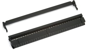 IDC-64F (DS1016-64), Розетка 2.54мм на шлейф 64 pin с фиксатором кабеля
