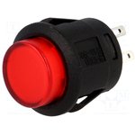 R13523BL05BRL1, Переключатель кнопочный 2 SPST-NO 1, красный 50мОм