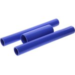 130-16-206, Патрубок МАЗ радиатора комплект 3шт. синий силикон MEGAPOWER