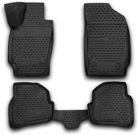 NLC3D5130210K, Коврики 3D в салон VW Polo 2010- , сед., 4 шт. (полиуретан)