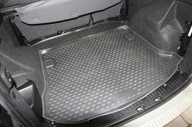 Фото 1/2 NLC5227B12, Коврик автомобильный резиновый в багажник LADA Largus, 2012-  ун. 5 мест. (комплект 2 шт)