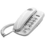 126900, Телефон проводной teXet TX-238 белый