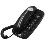 126898, Телефон проводной teXet TX-238 черный
