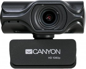 Фото 1/7 Вебкамера CANYON C6 2k Ultra full HD 3.2Mega webcam with USB2.0 connector, built-in MIC, IC SN5262, Sensor Aptina 0330, viewing angle 80°, w