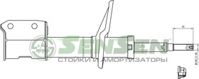 Амортизатор передний мост DACIA, LOGAN (LS_), RENAULT, TONDAR 90 (LS_)1,11,6(1,6)бензин дизель SENSEN 4213-0644