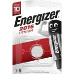 Батарейка литиевая Energizer Lithium CR2016 3V E301021802