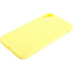 Чехол "LP" для iPhone Xr "Silicone Dot Case" (желтый/коробка)