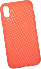 Фото 1/4 Чехол "LP" для iPhone Xr "Silicone Dot Case" (красный/коробка)