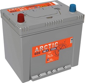 Аккумулятор ARCTIC ASIA (80.1 VL B01 (Прямая полярность) 730А (258x175x223)) 4607008888133