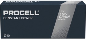 Батарейки Duracell LR20 D 10BL PROCELL CONSTANT (блистер 10шт)