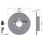 Диск тормозной задний с покрытием PRO KIA Cerato 04-14 TEXTAR 92134303