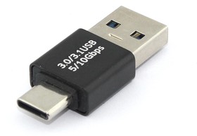 Фото 1/2 Переходник USB Type A папа на Type-C папа